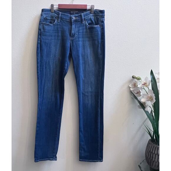 Lucky Brand Los Angeles Easy Rider Women's Jean Blue 6/28 Straight Leg Mid Rise - Picture 1 of 8